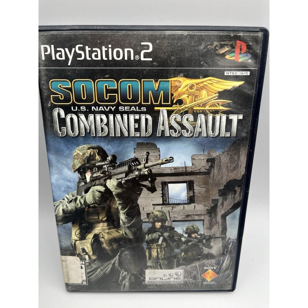 SOCOM: US Navy Seals Combined Assault Authentic Sony PlayStation 2 PS2 Game 2006